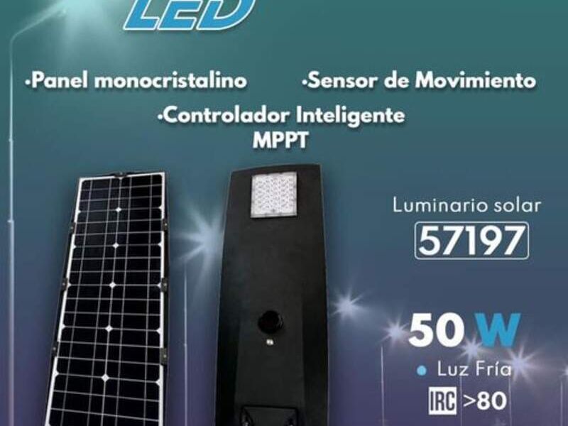Luminaria solar para vialidades México