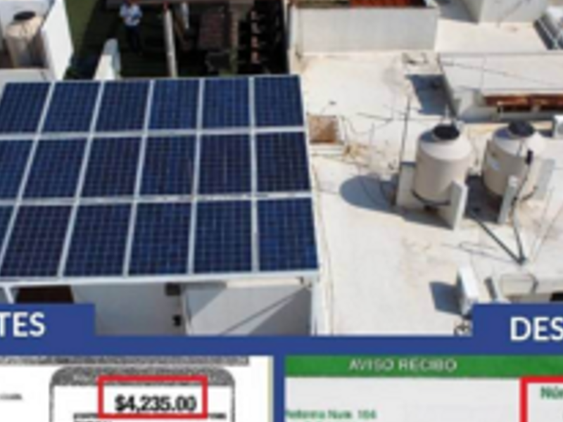  Paneles Solares capacidad instalada Mexico