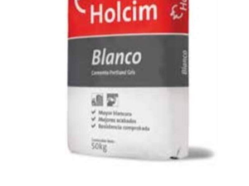 Cemento Holcim Blanco