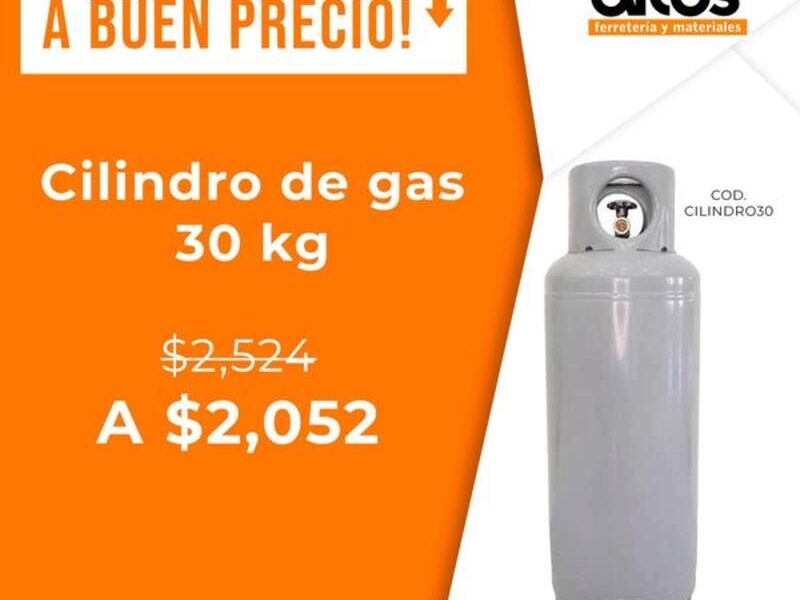 Cilindro gas 30kg La Quinta Fester