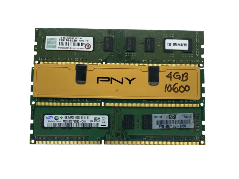 Memoria RAM DDR3 4GB PC3-10600U Mexico