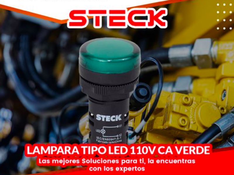 LAMPARA TIPO LED 110V CA VERDE México