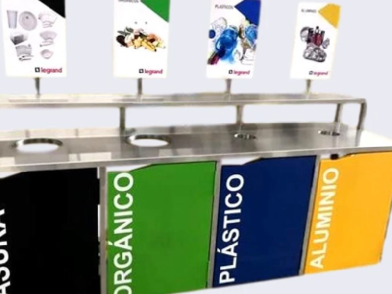 Basureros estación de reciclado Tijuana