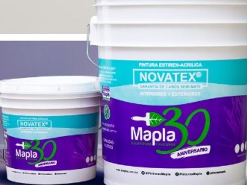 Pintura Estirenacrílica Novatex México Mapla Construex