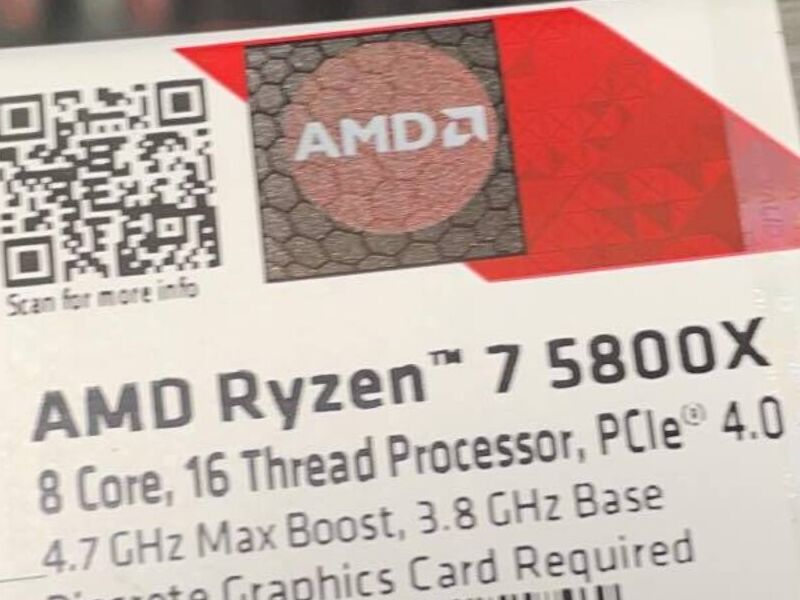 AMD Ryzen™ 7 5800X