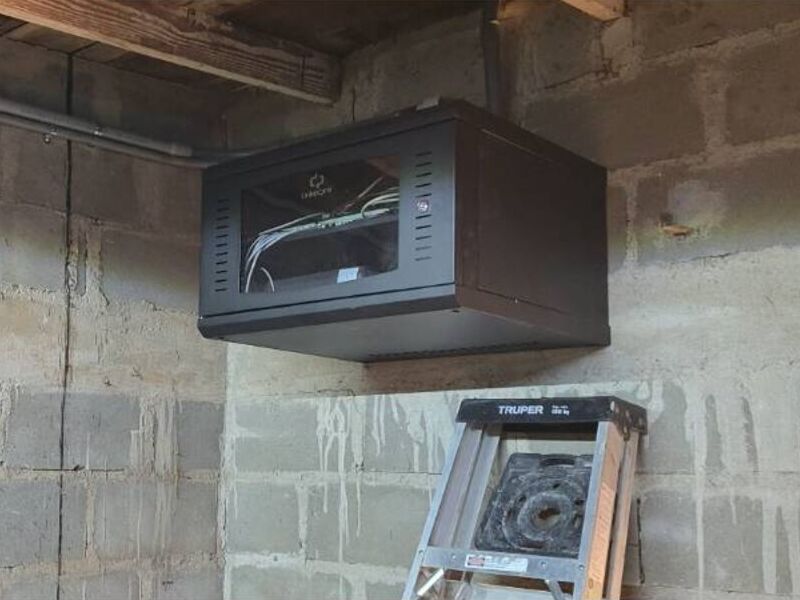 Instalación de Rack para Protección CCTV