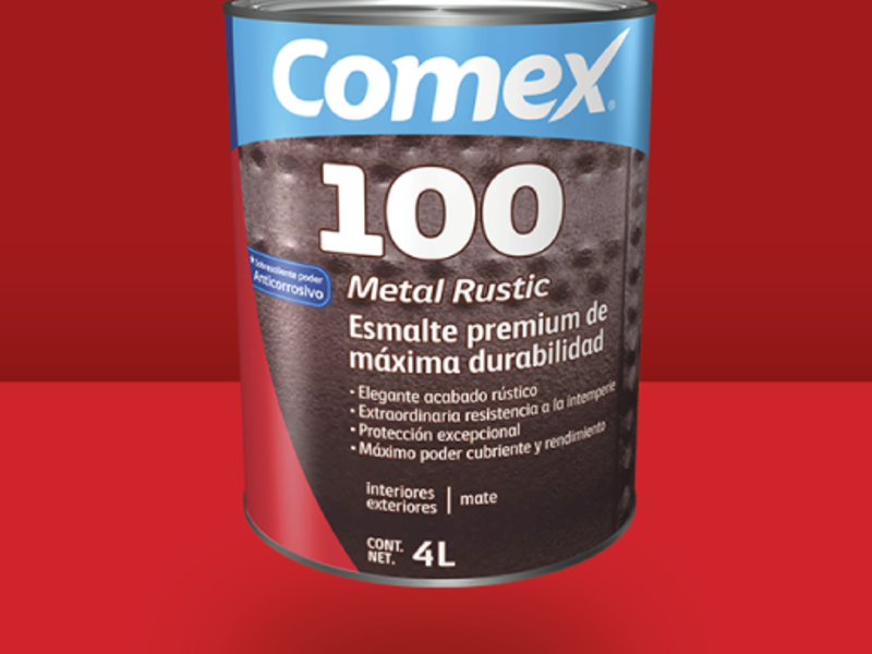 Comex 100 Metal Rustic Acabados