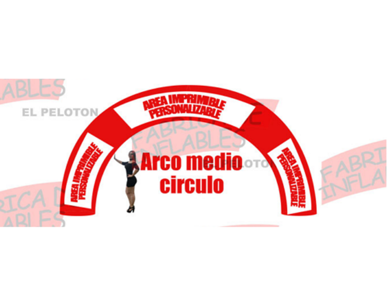 ARCO META INFLABLE CIRCULAR CDMX
