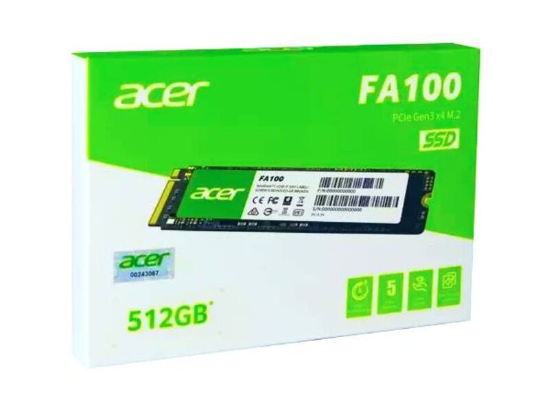 SSD M.2 ACER 512GB FA100 NVME 