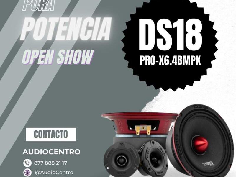 Altavoz DS18 Pro X6.4BM México