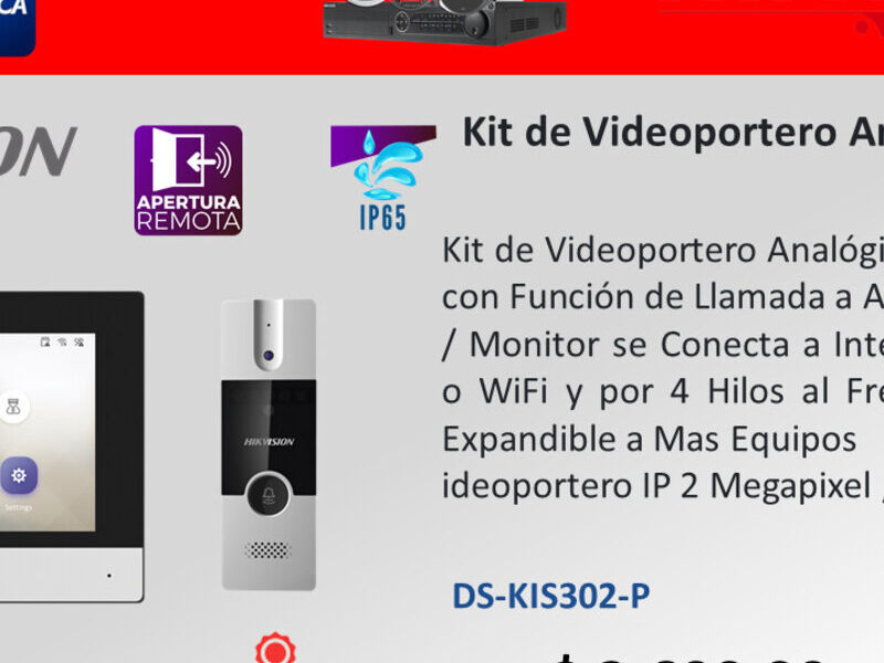 Kit Videoportero Analógico México 