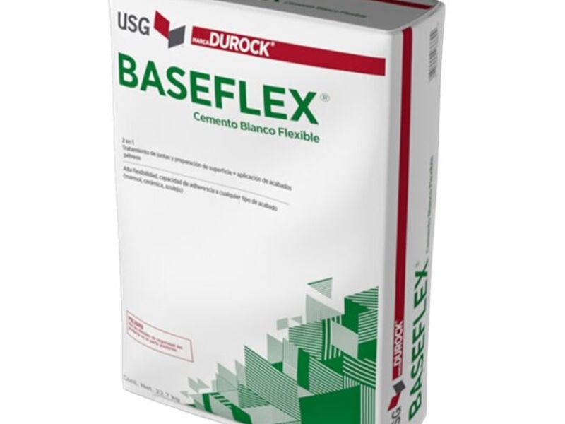 Cemento Flexible Blanco BaseFlex USG CDMX